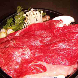 信州牛のすき焼き